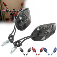 2PCS Universal Motorcycle Rearview Mirrors Motorbike 360 Degree Rotation Motorcycle Motorbike Scooter Side Mirrors 8/10mm