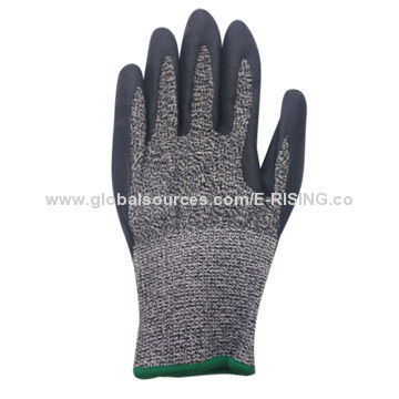 Anti-cut, Nitrile Foam Coated Gloves, EN388 4544