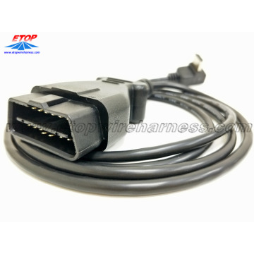 kabel sudut kanan ke HDMI OBD2 J1962