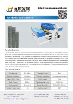 Welded Mesh Machine welding mesh machine