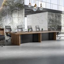 Modern Wooden Conference Tables for Large Office Meetings