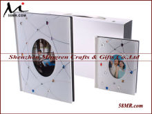 Digital Wedding Leather Magazine Crystal Acrylic Glass Photo Album Book Cover,Flush Mount Album Covers