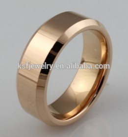 Wholesale Fashion New Tungsten Jewellry Ring Rose Gold Ring Alibaba Supplier