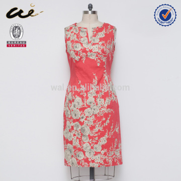 Deep V neck tunic style high quality dress