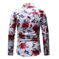 Custom Men's Button Floral Shirt