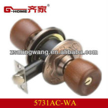 wooden ball knob lockset 5731