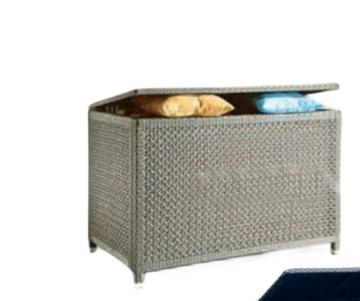 Stylish Wicker Resin Outdoor Pool Decor and Rattan Deck Boxes for Backyard Storage