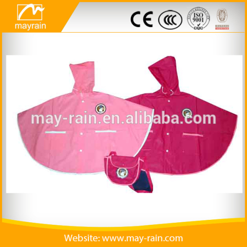 2016 kids pink popular rain cape