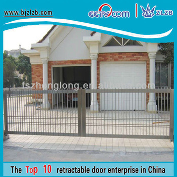 Simple design steel sliding gate entry door