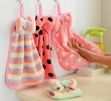 Knitted Loop/Hand Towel in Kitchen