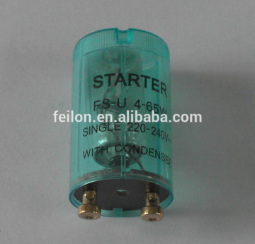 FS-U lamp starter S10 glow starter for fluorescent lamp 4-65W 220-240V