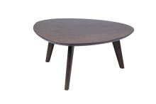 Modern triangle shape wood coffee table
