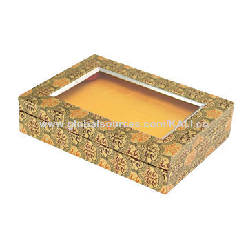 2014 India Medicinal Material Box, Made of Cardboard and Fancy Paper, with PET Window, Custom logo