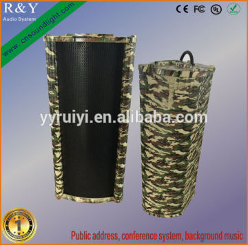pa system outdoor column speaker
