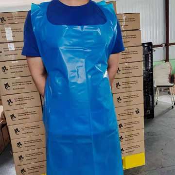 Wholesale Cheap Disposable HDPE LDPE Plastic Polyethylene PE Aprons Without Sleeves