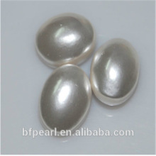 Wholesale 10x8mm White Large Natural Cabochons Loose Pearl Bead