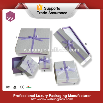 silk jewelry box,make nice make paper jewelry box (WH-2172)