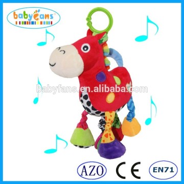 Babyfans OEM service stuffed fashion animals toys plush toys stuffed musical hanging toys