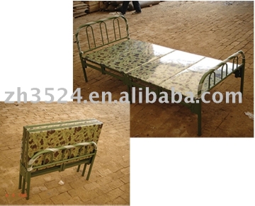 2 Persons four folding camping bed