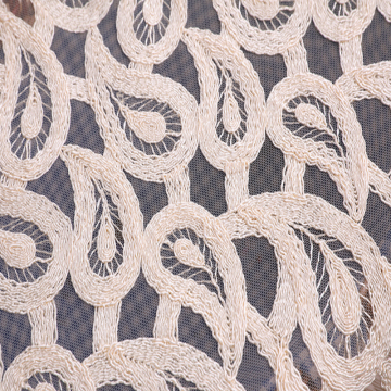 Fashion Cord Embroidery For Woman Garment  Fabric