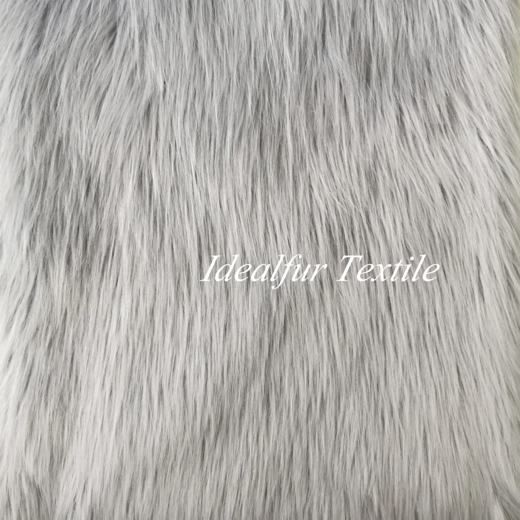 Luxury Plush Long Pile Faux Fur Fabric Rug for Garments