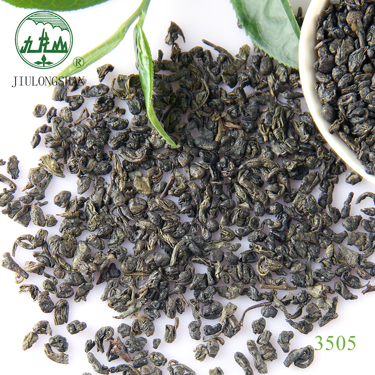 Stir-fried Jiulongshan Anti Fatigue Organic Gunpowder Green Tea