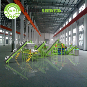 Tire Recycling plant of rubber mulch machine