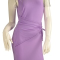 Hot Custom Wrap rückenfrei eine Schulter Körper con Schmetterling Krawatte Färbung Frauen sexy Nachtkleid