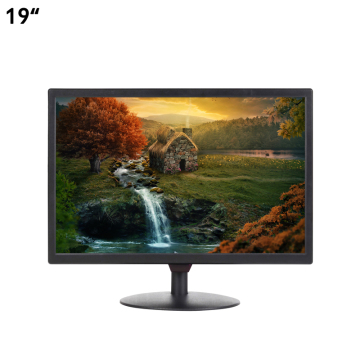 Guangzhou factory Wholesale Cheap Price 19'' Flat Black Desktop tft lcd monitor 60hz