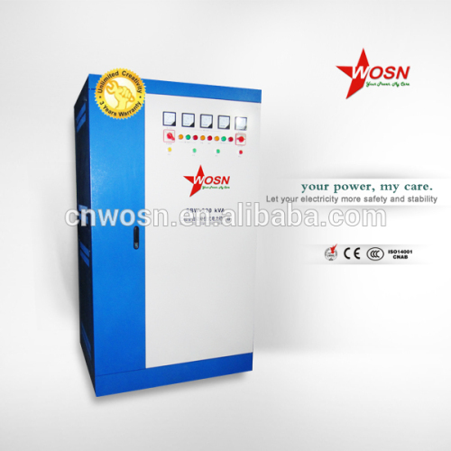 factory price SBW-150kva Usage and AC Current Type three phase voltage stabilizer