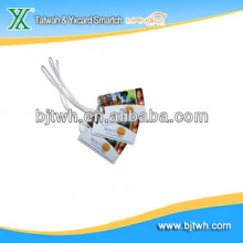 Dual frequency preprinted RFID mini card