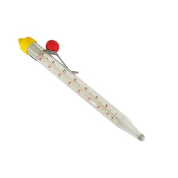 Küche Kochen Rot Flüssiger Alkohol Glasrohr Süßigkeitsthermometer für Gelee Schokolade Zuckermarmelade