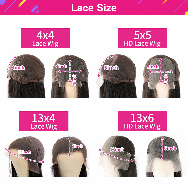 High Density Wholesale 4x4 5x5 Transparent Lace Closure Wig Vendors,100% Cuticle Aligned Transparent Human Hair Lace Front Wigs