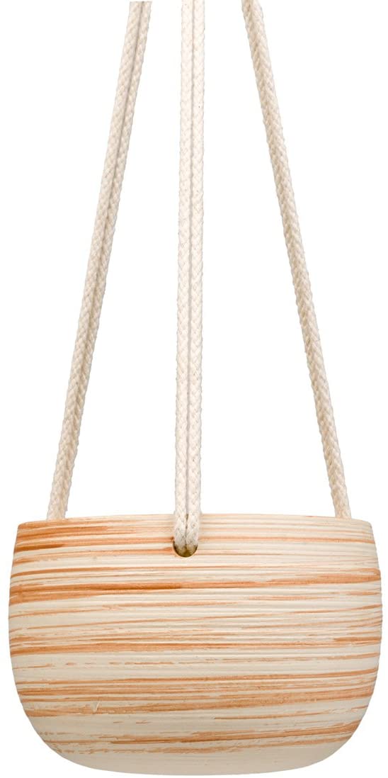 Supporto per macrame per fioriere sospeso in ceramica