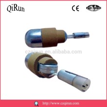 Temperature measurement sampling combined probe