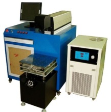 laser marking machine on metal button