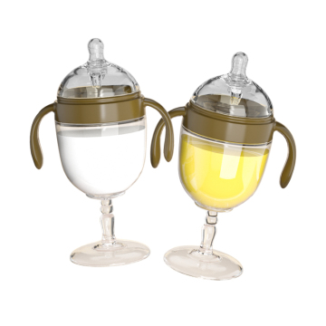 Anti-Colic Infant Baby Bottles with 3 Spout Types for Sippy Cups and Learner Bottles