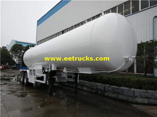 60000L 25ton Propane Usafirishaji Semi Trailers