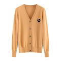 Love Cardigan Fashion Embroidered Knit Cardigan