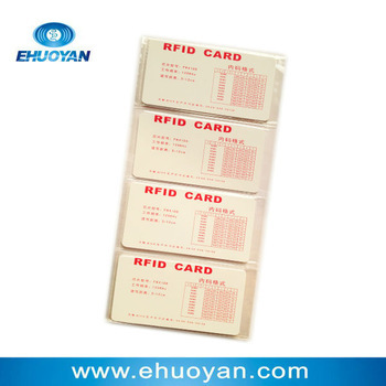 125Khz RFID Proximity EM4100 compatible TK4100 ID Cards