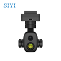 Siyi ZT6 4K 8MP 6x التصغير الرقمي للتصوير الحراري لدرجة حرارة القياس كاميرا gimbal