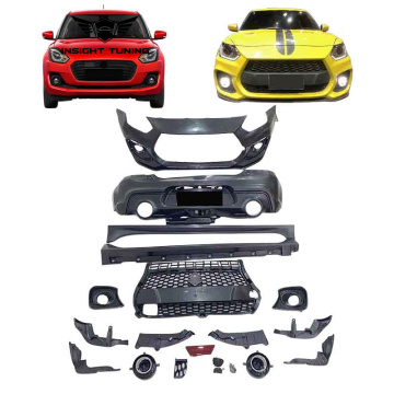 Hot Selling 2018-2020 Suzuki Swift Sport Style Car Bumpers and Body Kits