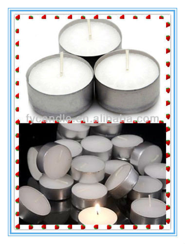 wax t light candle in china