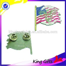 2016 Pocatello awareness rally annual flag pin ,the USA flag shape hard enamel pin