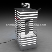 LED Acrylic waterproof mobile pouch displays stand / waterproof mobile pouchisplay case For Promotion