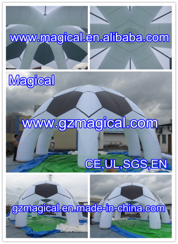 Football Shaped Inflatable Marquee Spider Tent (MJE-185)