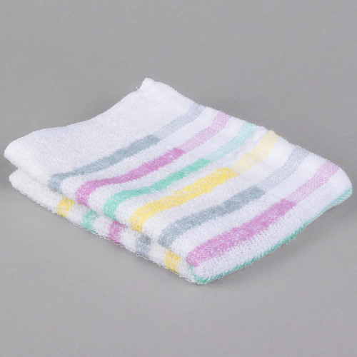 Microfiber Color Strip Cleaning Towel