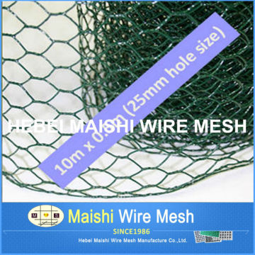 Vinyl Coated Hexagonal Poultry Wire Netting