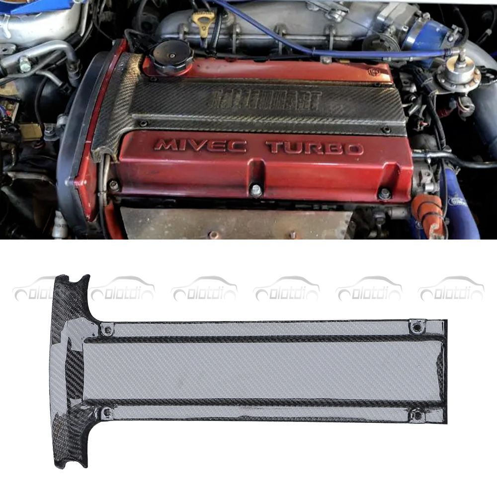 适用于2003-2005年三菱Evoulution EVO 8 Lancer的碳纤维汽车发动机罩装饰冷却板