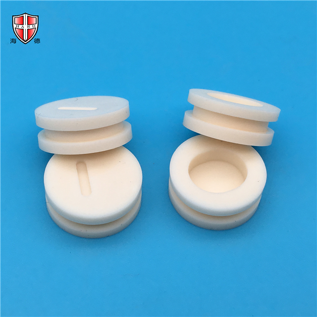 dry casting polished surface alumina ceramic wheel roller